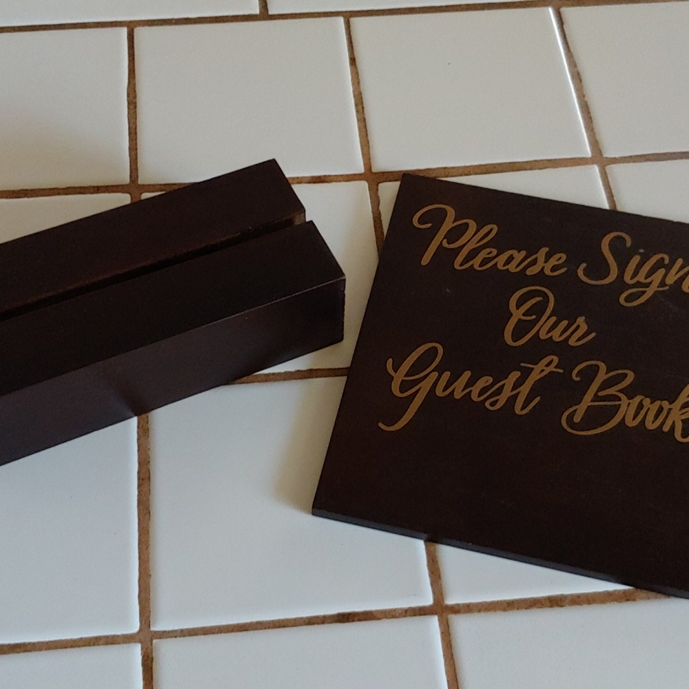 Guest Book Sign - Picture 2 of 3